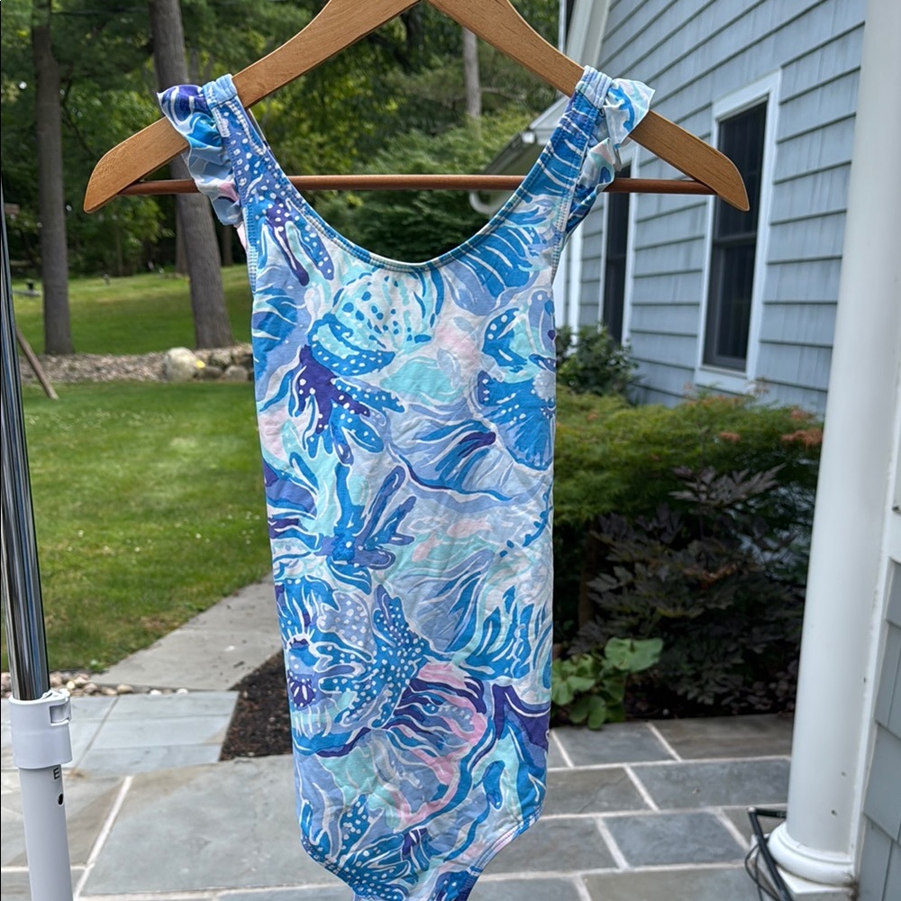 Lilly Pulitzer Floral One-Piece Swimsuit
